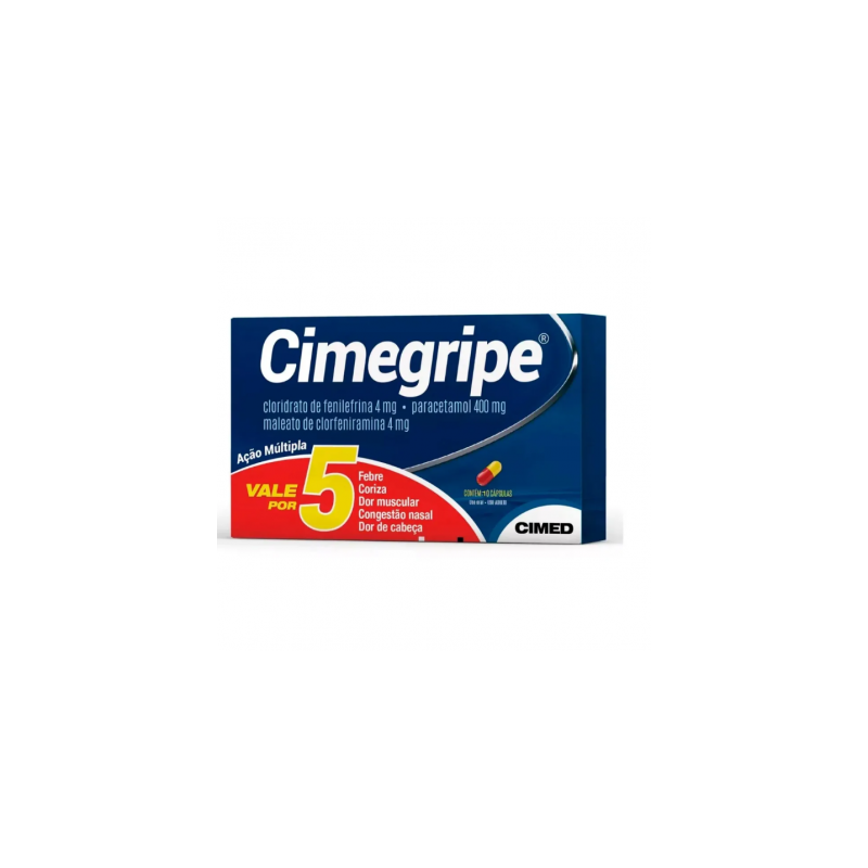 CIMEGRIPE 10 CÁPSULAS-CIMED-