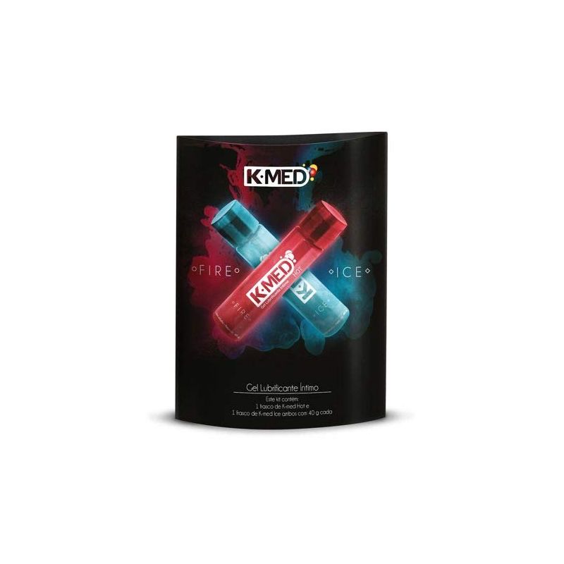 K-MED FIRE AND ICE GEL LUBRIFICANTE COM 2  FRASCO DE 40G 