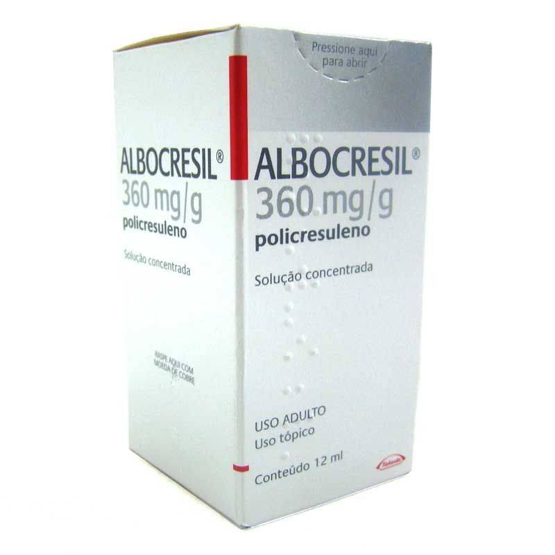 ALBOCRESIL SOLUÇÃO COM 12ML 