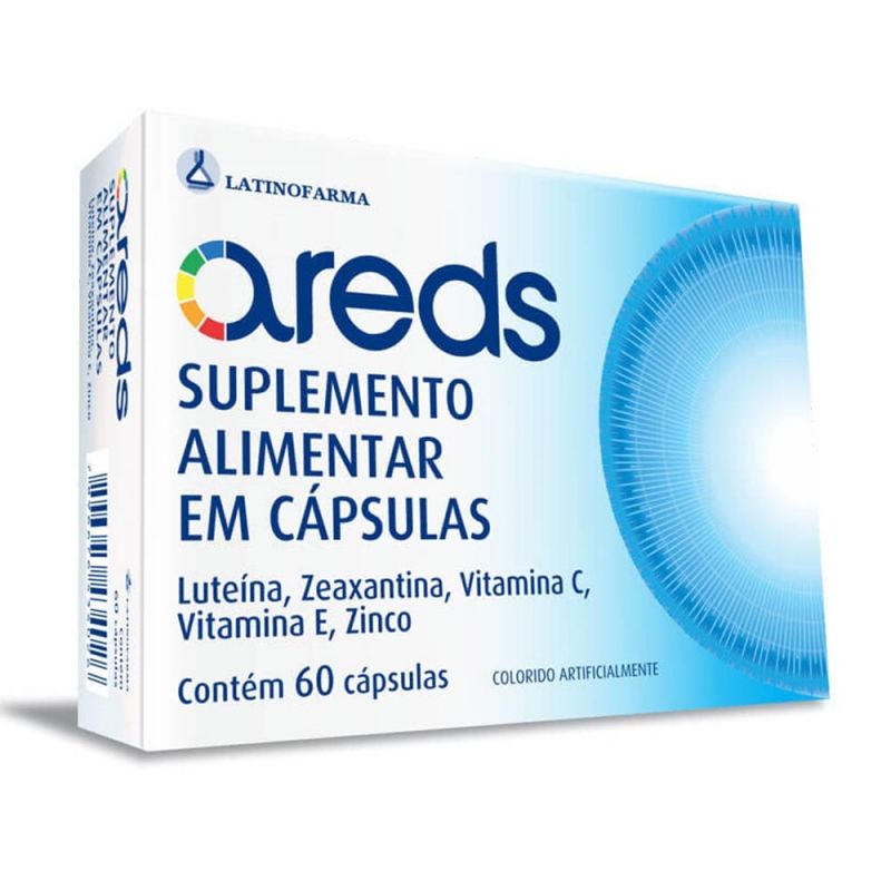 AREDS SUPLEMENTO ALIMENTAR COM 60 CÁPSULAS-LATINOFARMA-