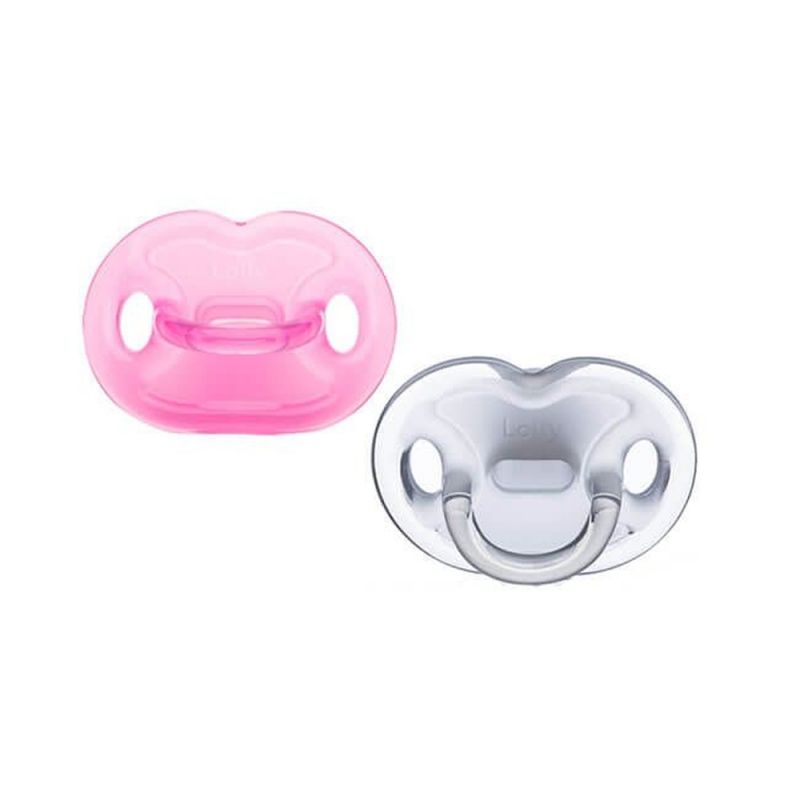 KIT CHUPETA LILLO ORTODONTICA 6+ MESES ROSA 2 UND 
