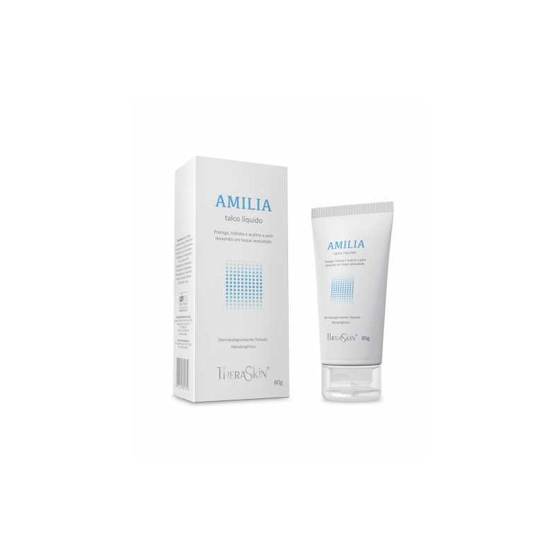 AMILIA TALCO LIQUIDO COM 80 GRAMAS
