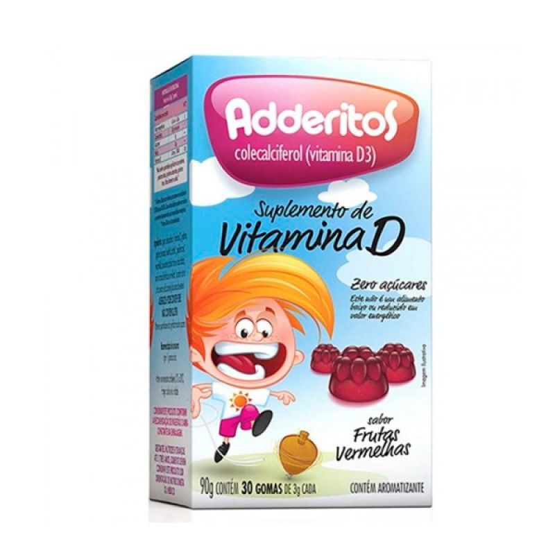 ADDERITOS 90G 30GOMAS FRUTAS VERMELHAS