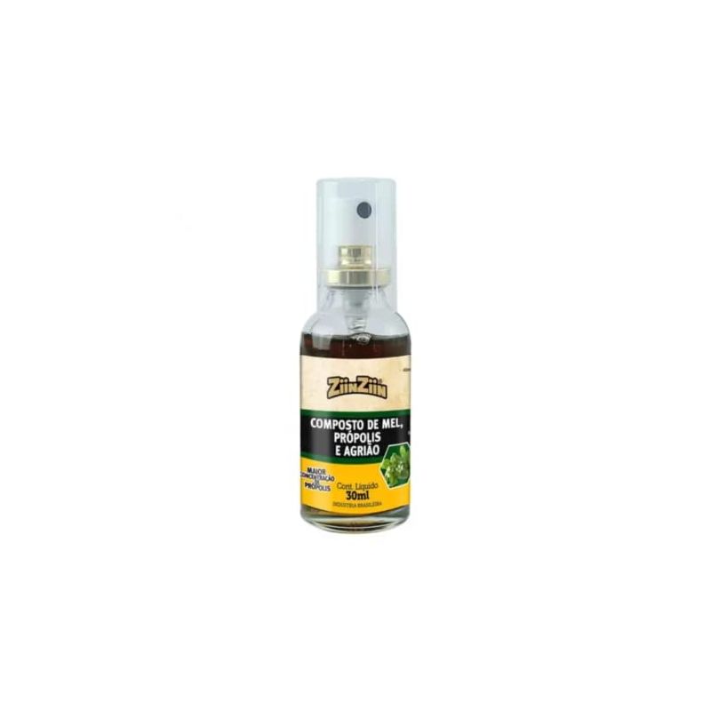 SPRAY ZINZIN MEL, PRÓPOLIS E AGRIÃO 30ML