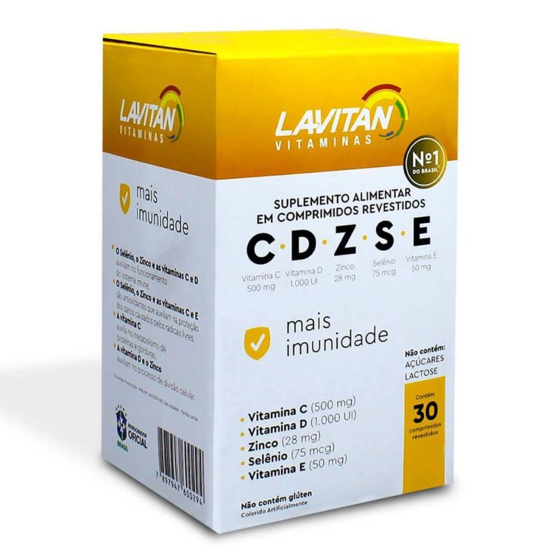LAVITAN IMUNIDADE C.D.Z.S.E COM 30 COMPRIMIDOS
