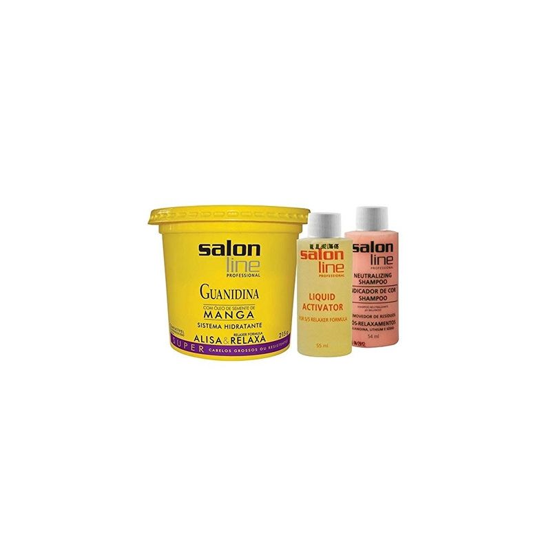 GUANIDINA SALON LINE ÓLEO DE SEMENTE DE MANGA SUPER 215G