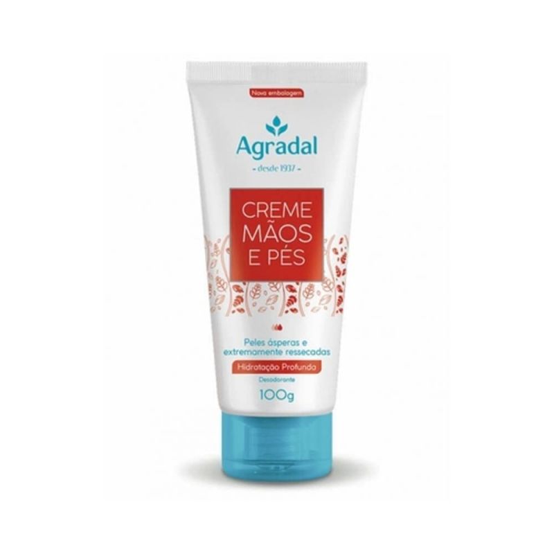 CREME AGRADAL PARA MÃOS E PÉS 100G