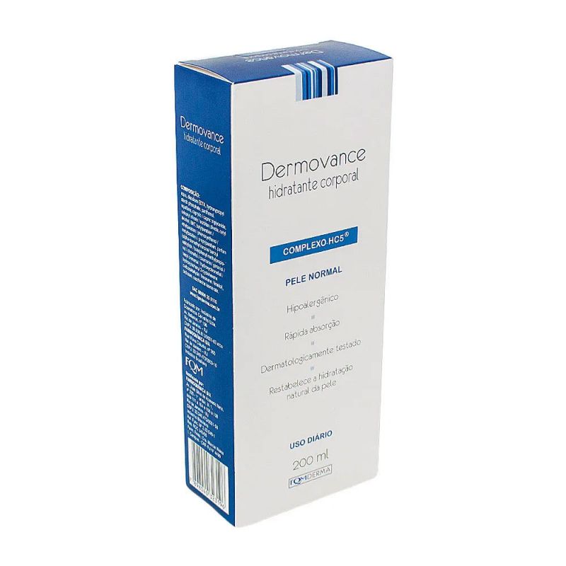 DERMOVANCE LOC P/CORPO PELE NORM E SENS 200ML