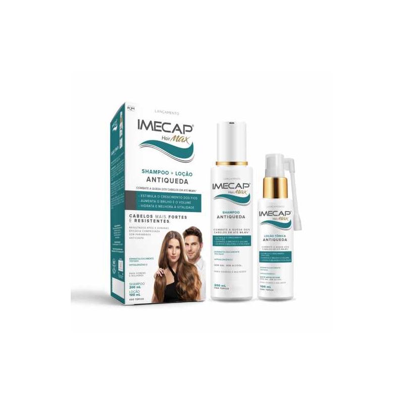 IMECAP SHAMPOO+LOÇÃO  ANTIQUEDA 200ML +100ML