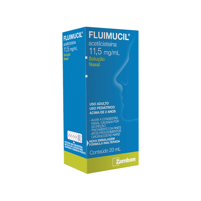 FLUIMUCIL SOLUÇÃO NASAL COM 20ML-ZAMBON-