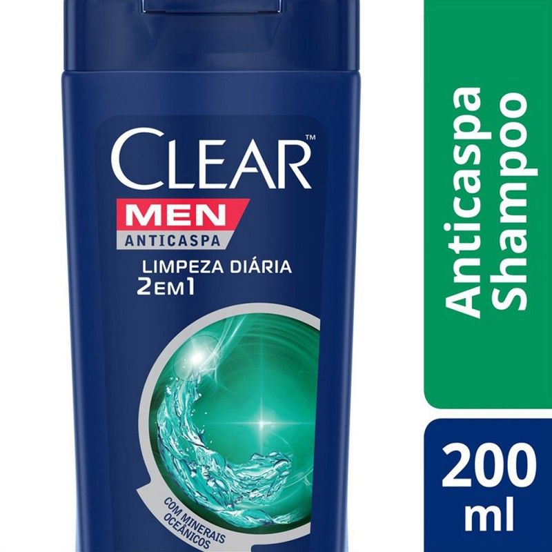 SHAMPOO CLEAR ANTI CASPA MEN DUAL E 200ML
