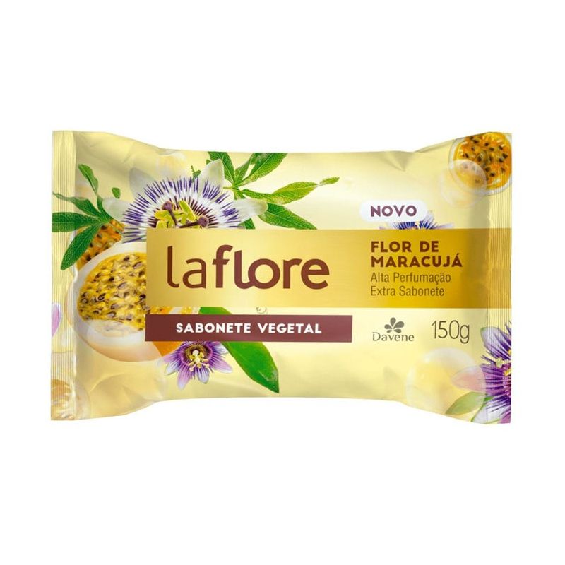 SABONETE LA FLORE FLOR DE MARACUJA COM 150G