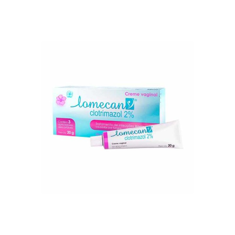 LOMECAN CREME VAGINAL COM 20 GRAMAS