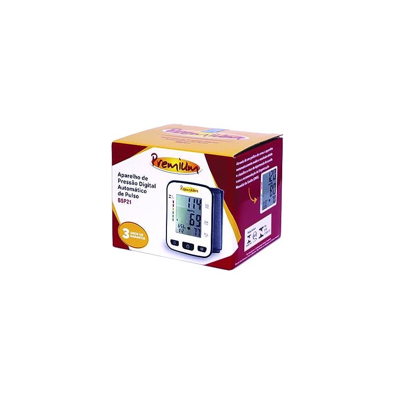 MONITOR DE  PRESSÃO ARTERIAL PREMIUN BSP21 