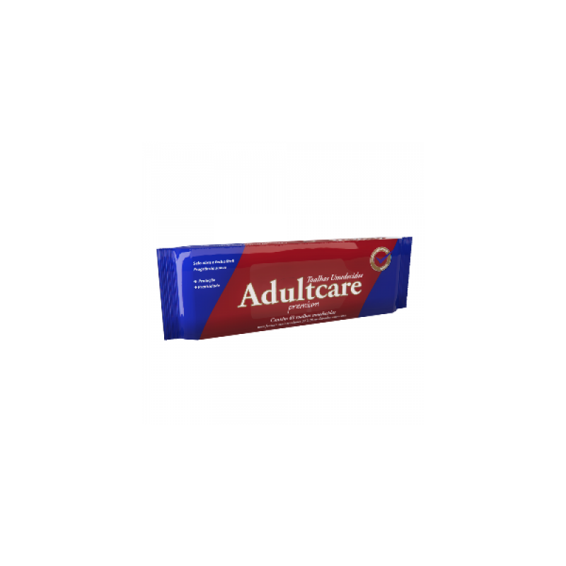 TOALHAS UMEDECIDAS ADULCARE PREMIUM COM 40 UNIDADES