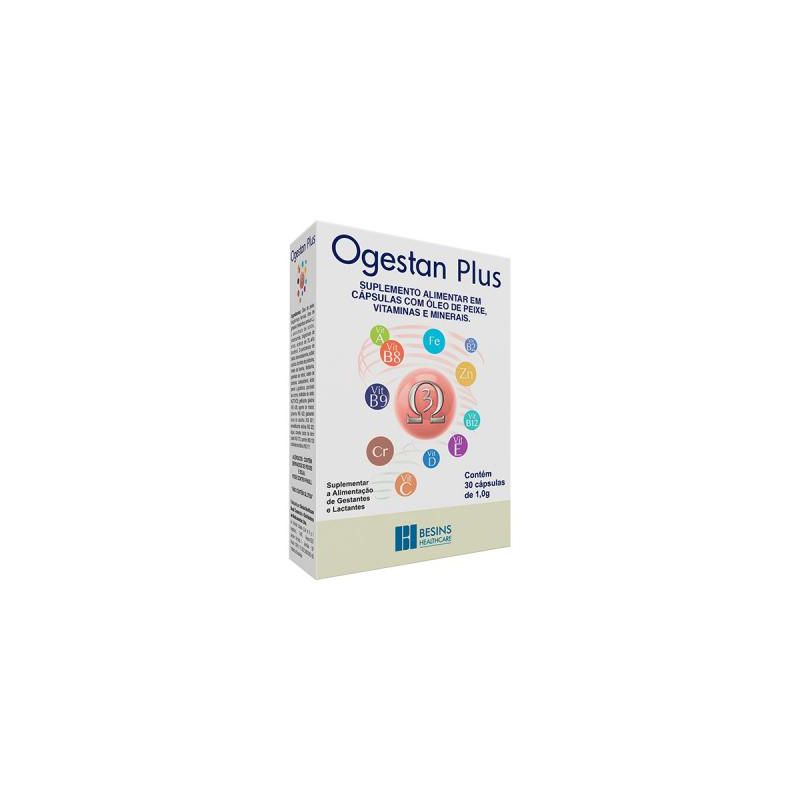 OGESTAN PLUS SUPLEMENTO ALIMENTAR COM 30 CÁPSULAS 
