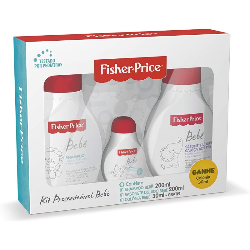 KIT FISHER PRICE C/ SH SAB E COLONIA 30ML