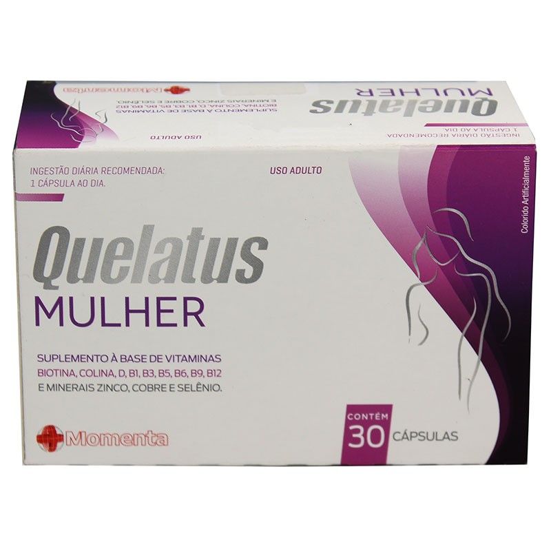 QUELATUS MULHER COM 30 COMPRIMIDOS