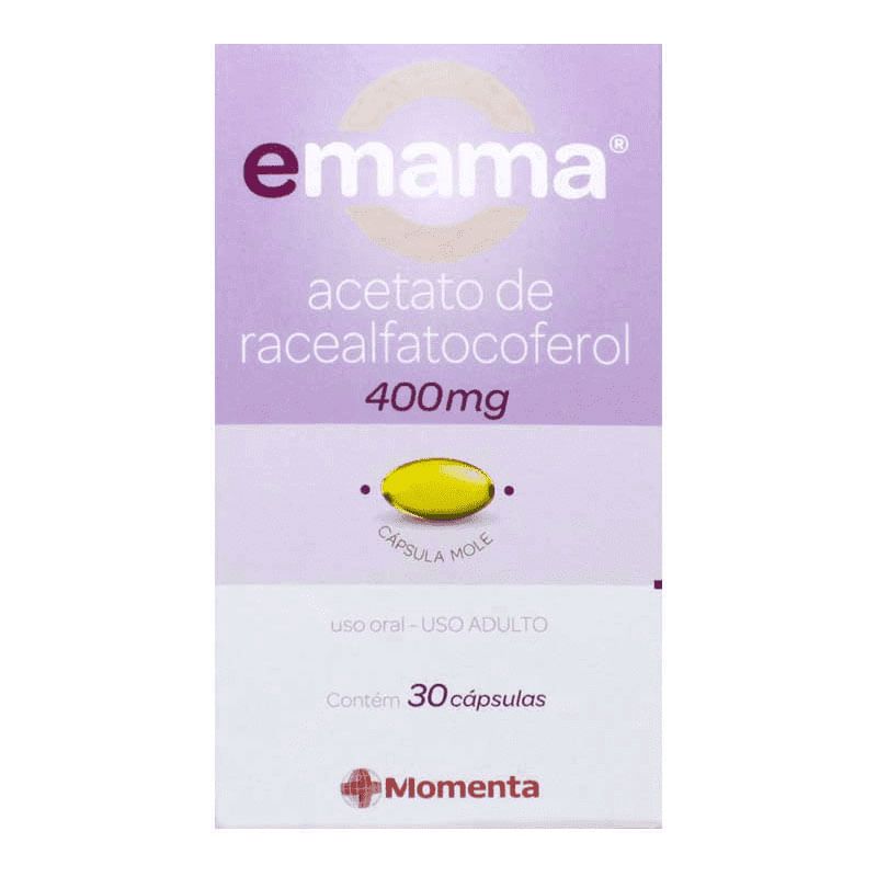 EMAMA 400MG COM 30 CÁPULAS MOLES