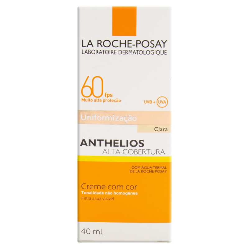 ANTHELIOS FPS60 ALTA COBERTURA CLARA COM 40ML