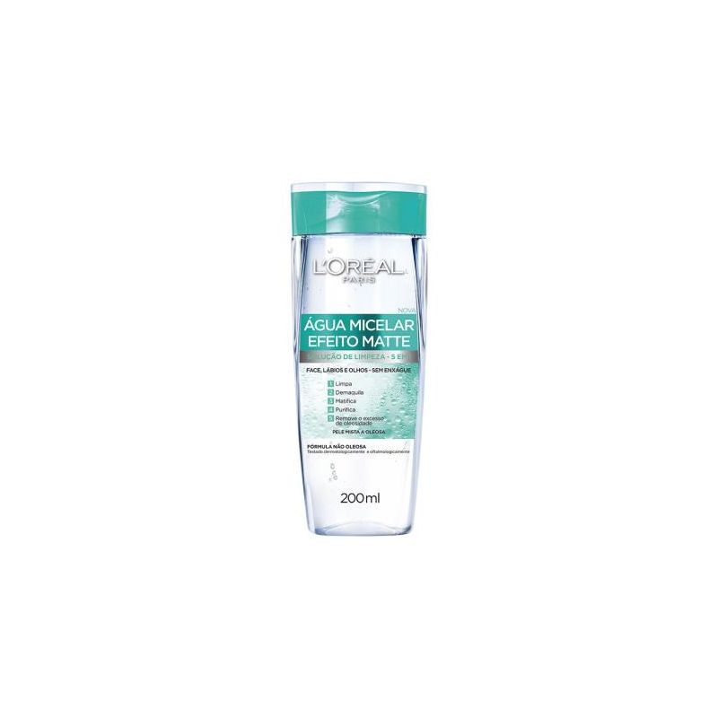 AGUA MICELAR EFEITO MATTE 5 EM 1 200ML