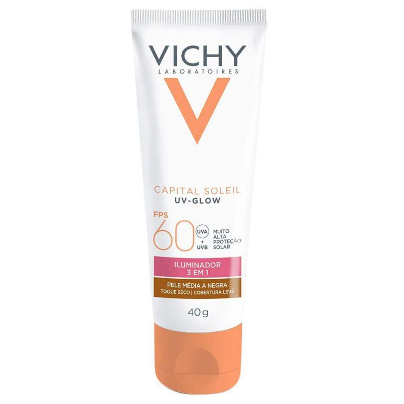 PROTETOR SOLAR FACIAL CAPITAL SOLEIL  FPS60 PELE NEGRA