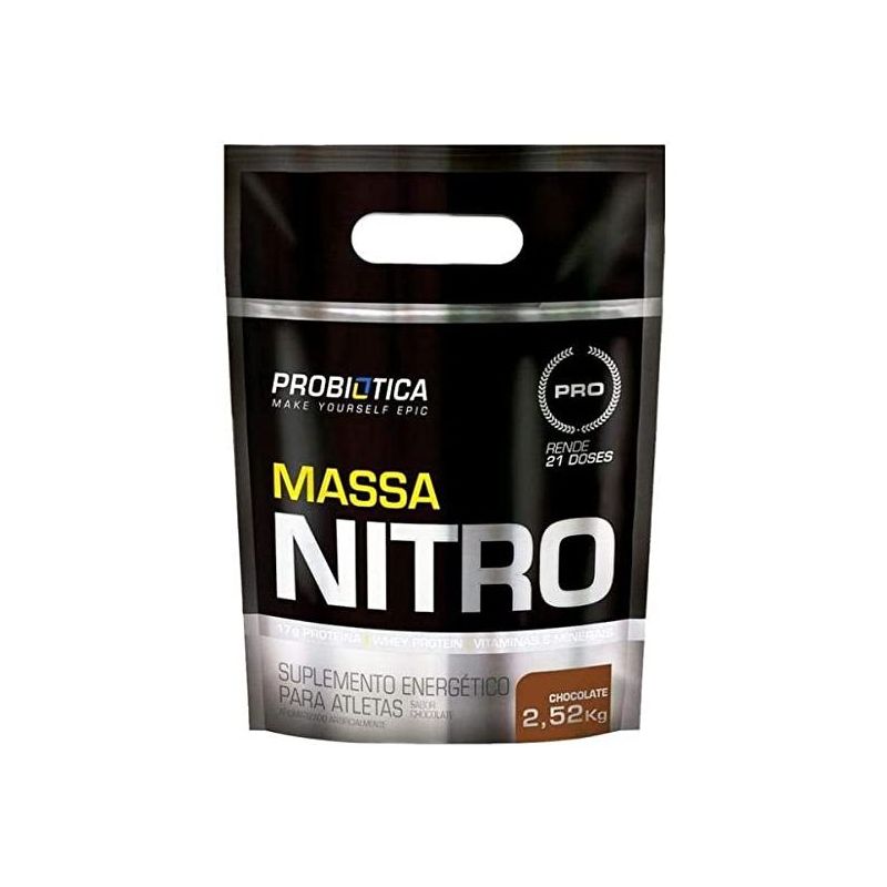 MASSA NITRO NO2 REFIL - 2,520G - CHOCOLATE