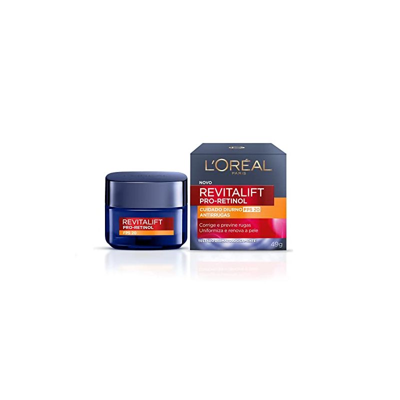 CREME FACIAL REVITALIFT PRO RETINOL DIURNO FPS20 COM 49G