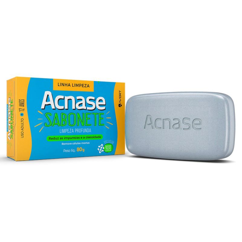 SABONETE EM BARRA ACNASE CLEAN LIMPEZA PROFUNDA 80G