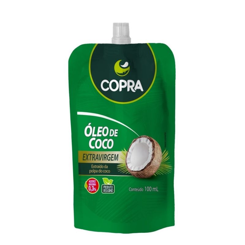 OLEO DE COCO EXTRAVIRGEM POUCH 100ML