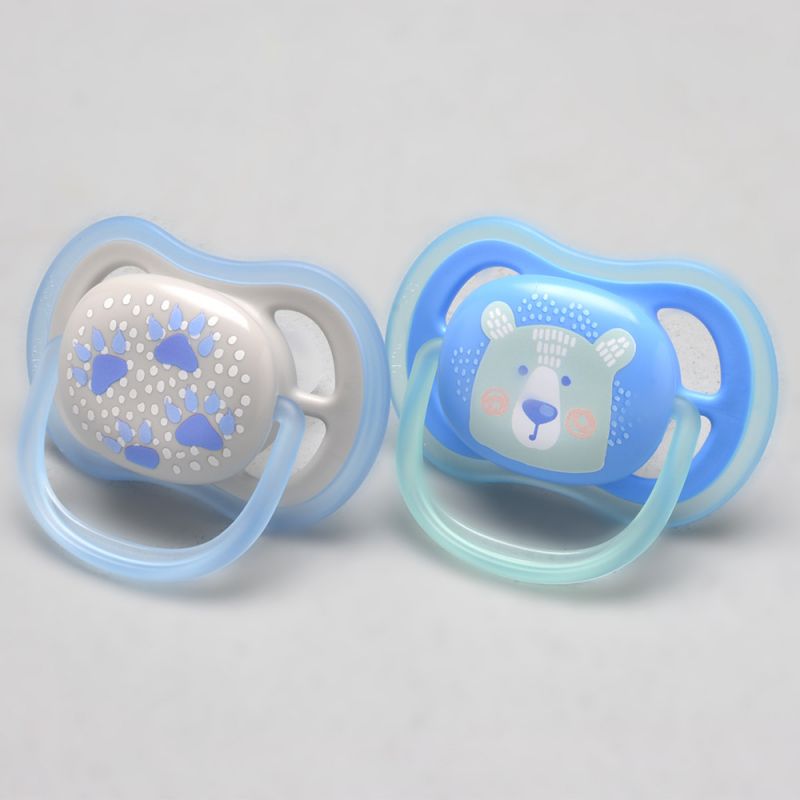 CHUPETA AVENT ULTRA 6-18 MESES PATA E URSO AZUL 2 UND 