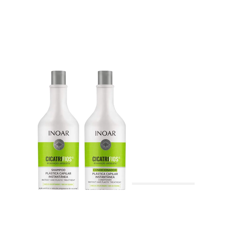 KIT INOAR SHAMPOO E CONDICIONADOR CICATRIFIOS DE 1L CADA