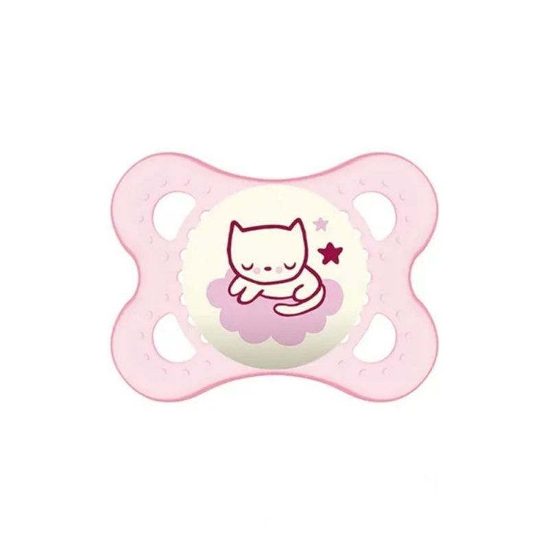 CHUPETA MAM ORIGINAL NIGHT 0-6 MESES ROSA REF-2724