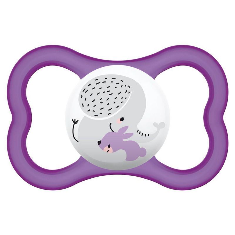 CHUPETA MAM NIGHT AIR SILK TOUCH 6+ MESES GIRLS