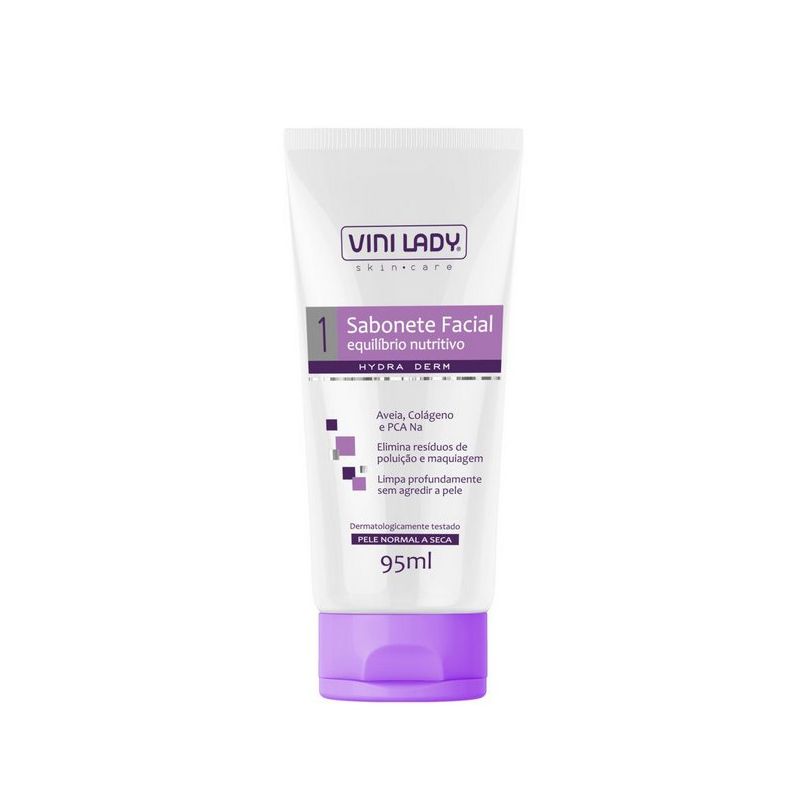 SABONETE FACIAL VINI LADY EQUILIBRIO NUTRITIVO 95ML