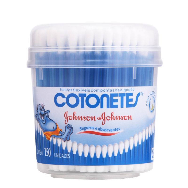 COTONETES JOHNSON&JOHNSON POTE COM 150 UNIDADES