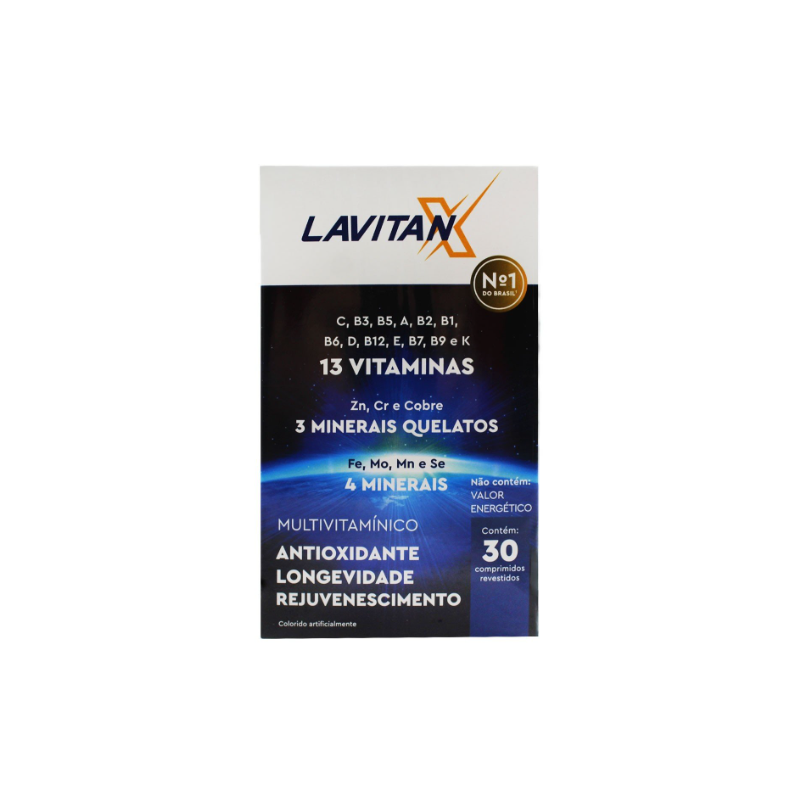 LAVITAN X BIO COMPLEX COM 30 COMPRIMIDOS REVESTIDOS