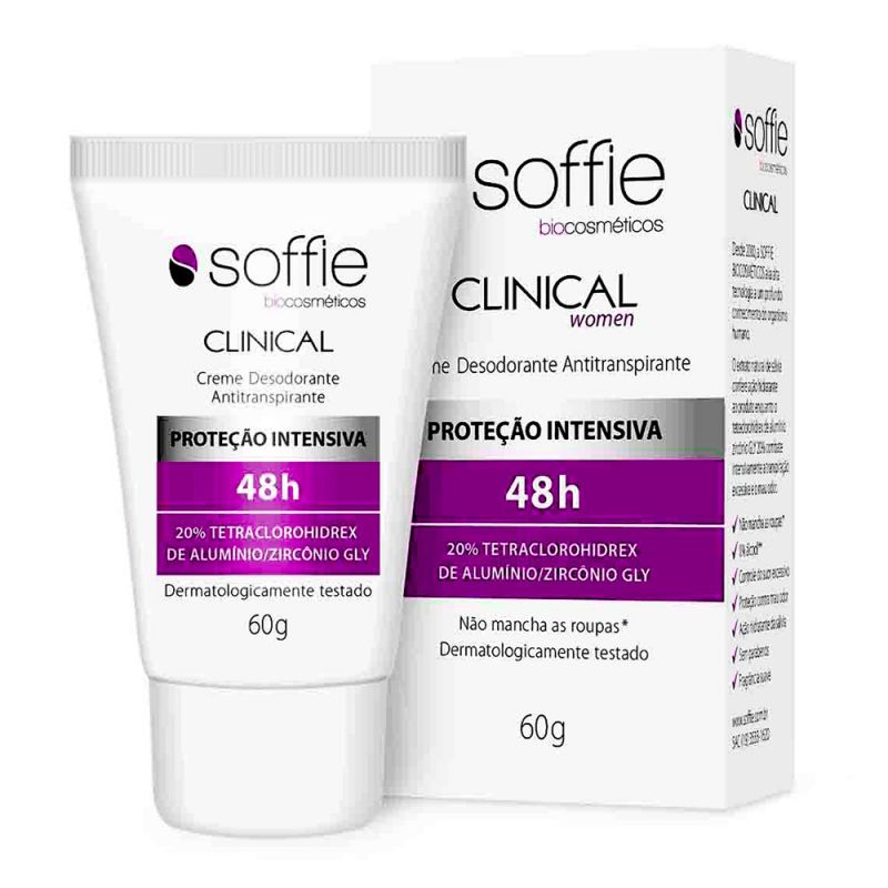 DESODORANTE SOFFIE CLINICAL WOMEN 48H 60G