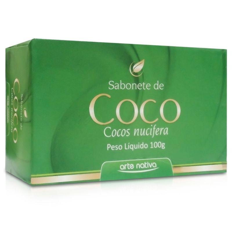 SABONETE EM BARRA COCO ARTE NATIVA 100G