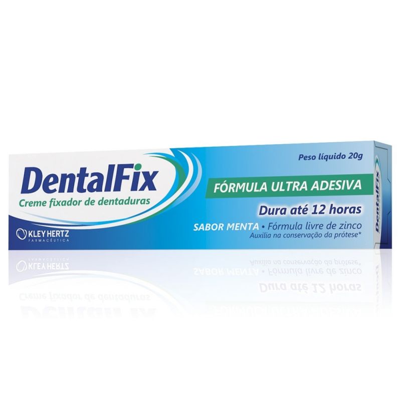 DENTALFIX CREME FIXADOR PARA DENTADURA SABOR MENTA 20G