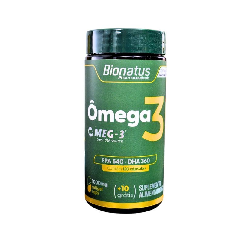 OMEGA 3 1.000MG GREEN 130 CAPSULAS BIONATUS