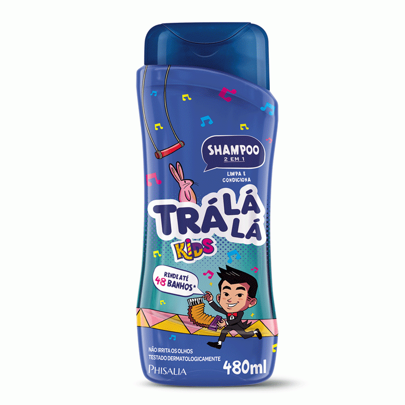 SHAMPOO TRA LA LA  2X1 JUSTICE COM 480ML