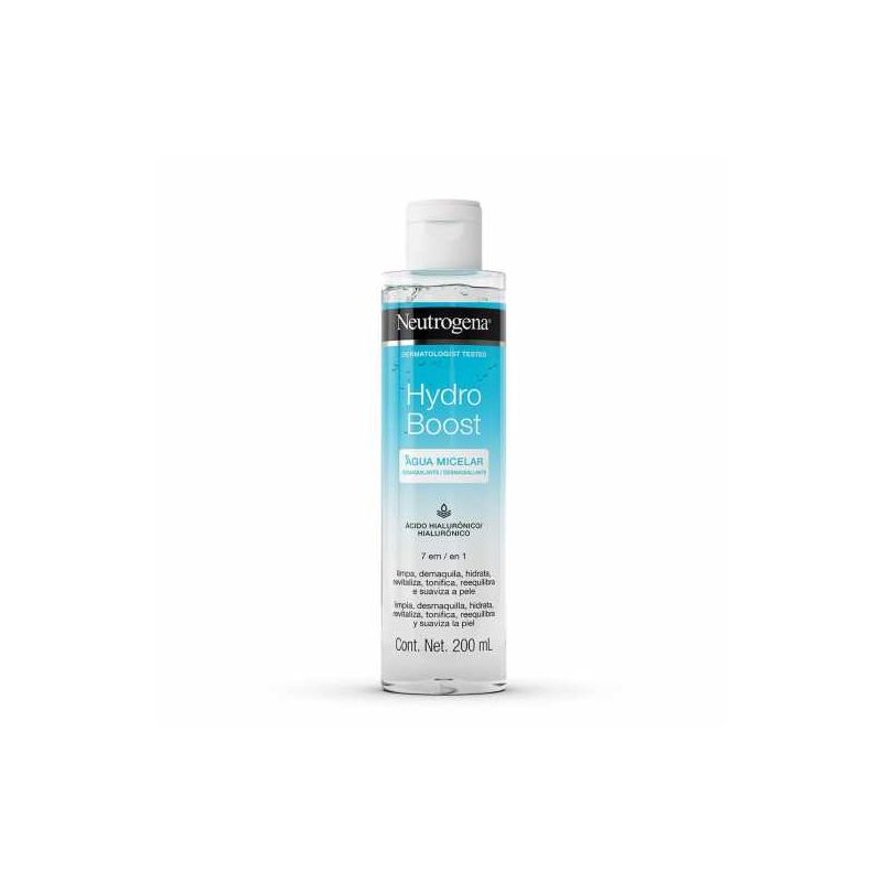 AGUA MICELAR NEUTROGENA HYDRO BOOST 200ML - VALIDADE 07/2026