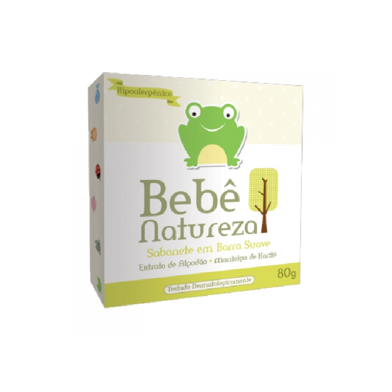 SABONETE EM BARRA BEBÊ NATUREZA SUAVE 80G