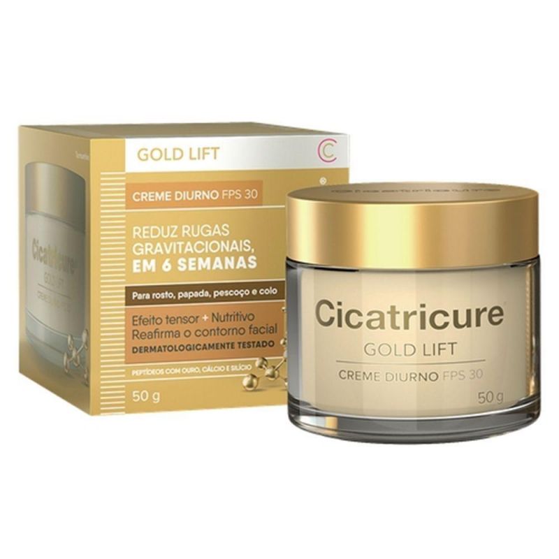 CICATRICURE GOLD LIFT CREME DIURNO FPS30 50G