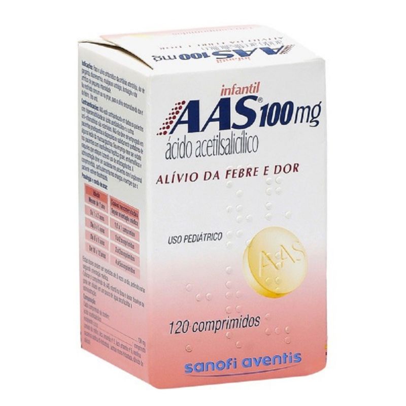AAS INFANTIL COM 120 COMPRIMIDOS