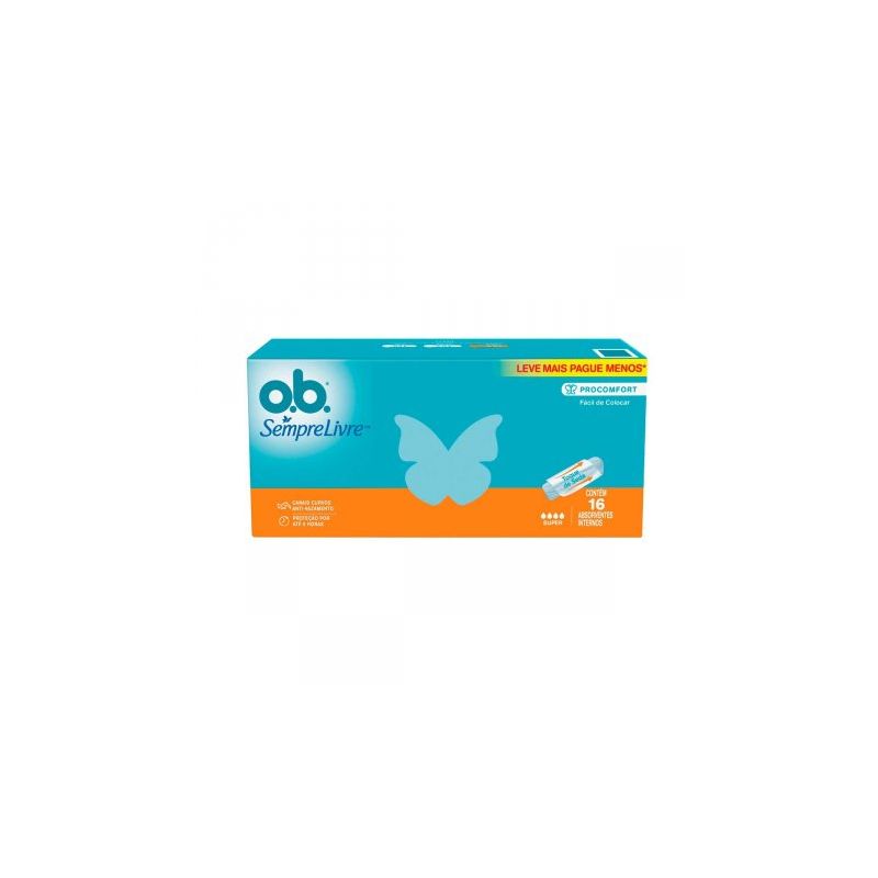 ABSORVENTE  INTERNO OB PRO COMFORT SUPER COM 16 UN