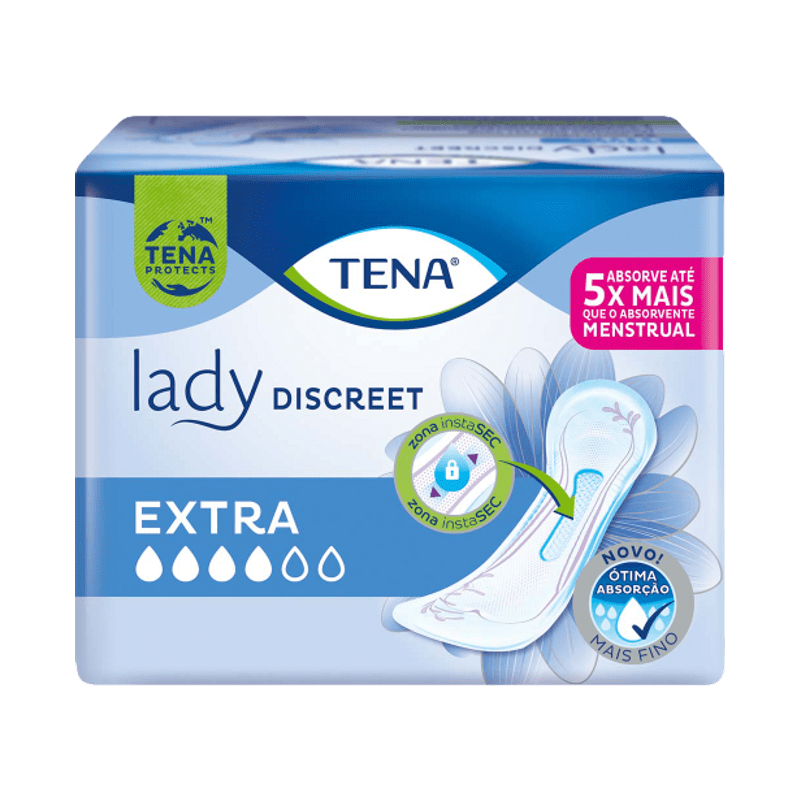 ABSORVENTE GERIATRICO TENA NORMAL SLIM COM 16 UNI