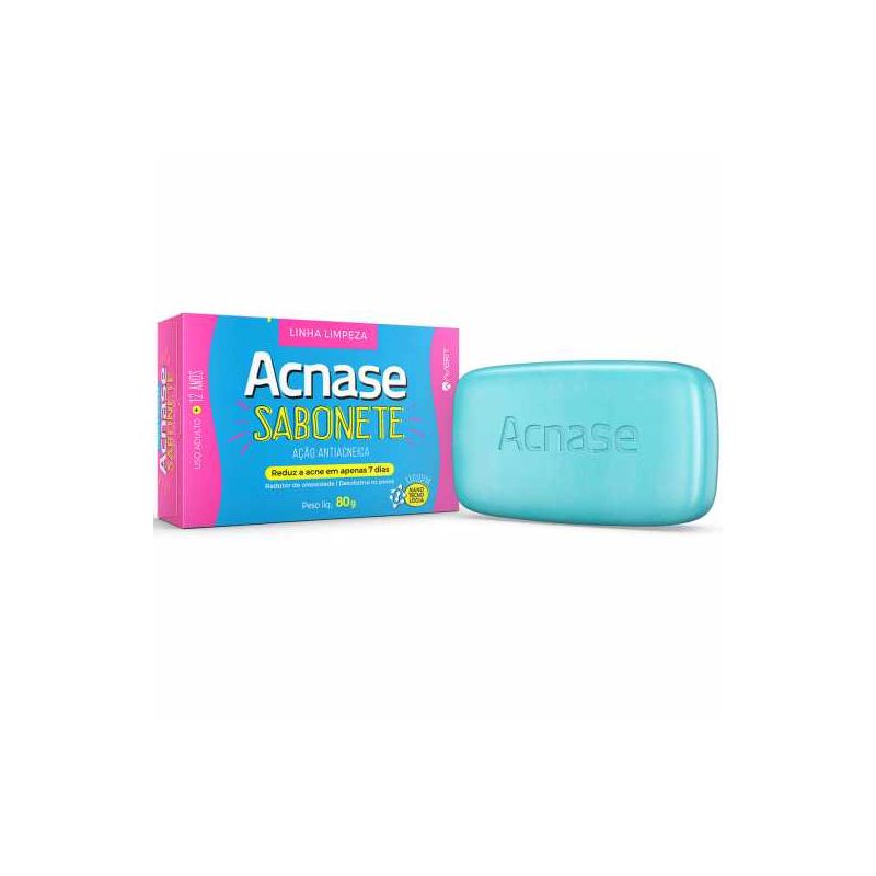 SABONETE EM BARRA ACNASE CLEAN AÇÃO ANTIACNEICA 80G