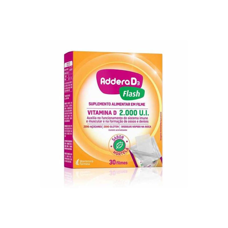 ADDERA D3 FLASH COM 30 COM 30 FILMES 